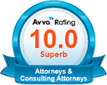 AVVO Ratings Badge 10